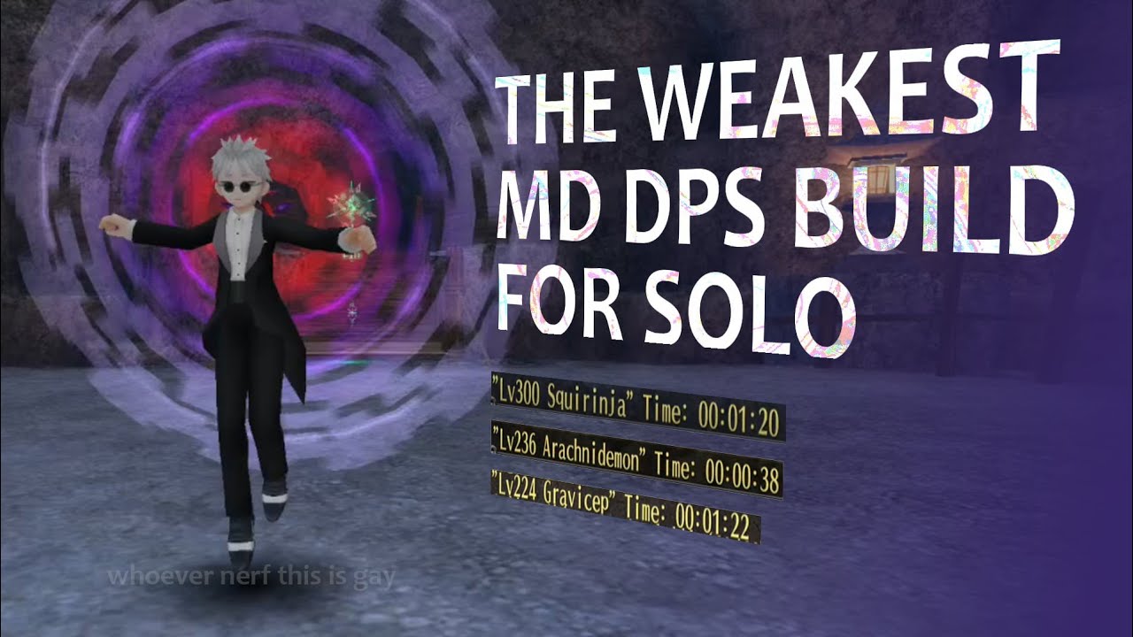 Toram Online | The Weakest MD DPS Build For Solo