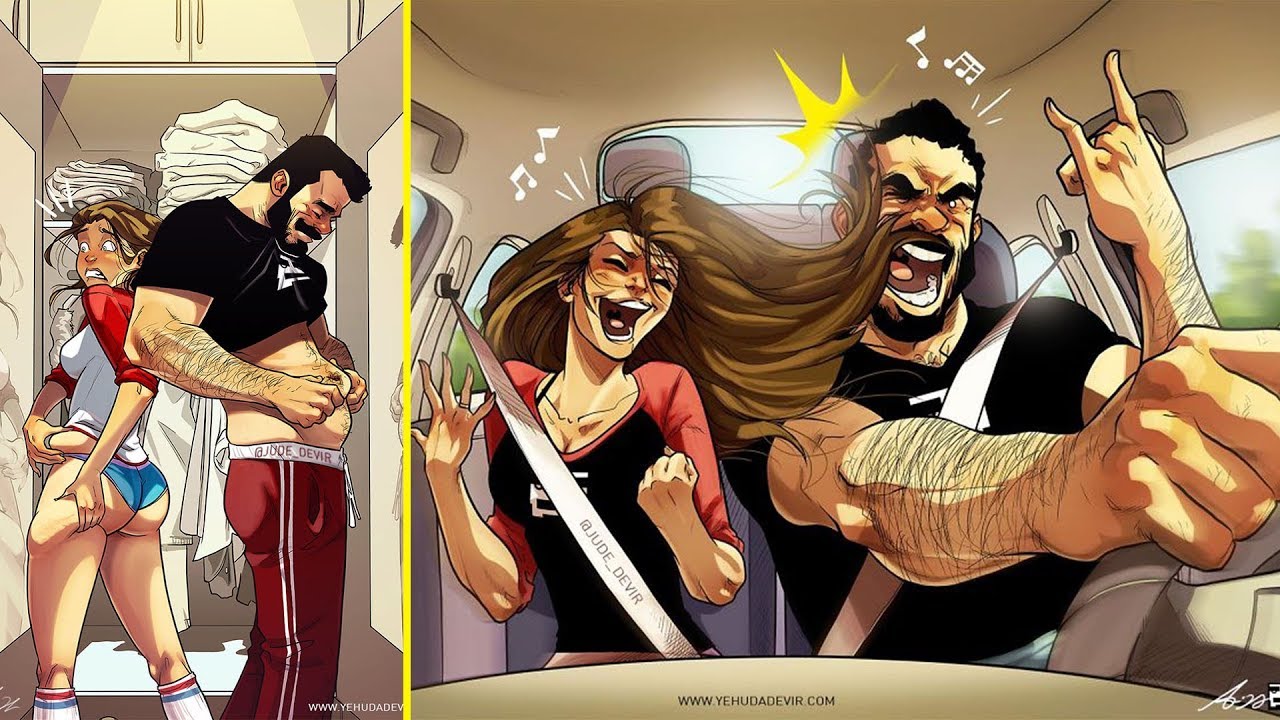 Artist Keeps Illustrating Everyday Life With His Wife In Comics And We’re Not Jealous At All