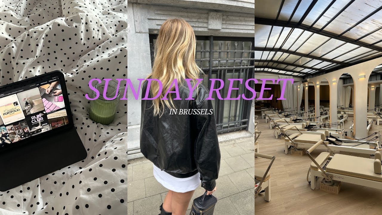 Sunday reset - sport, rangement, vision board,… 🍵🎀