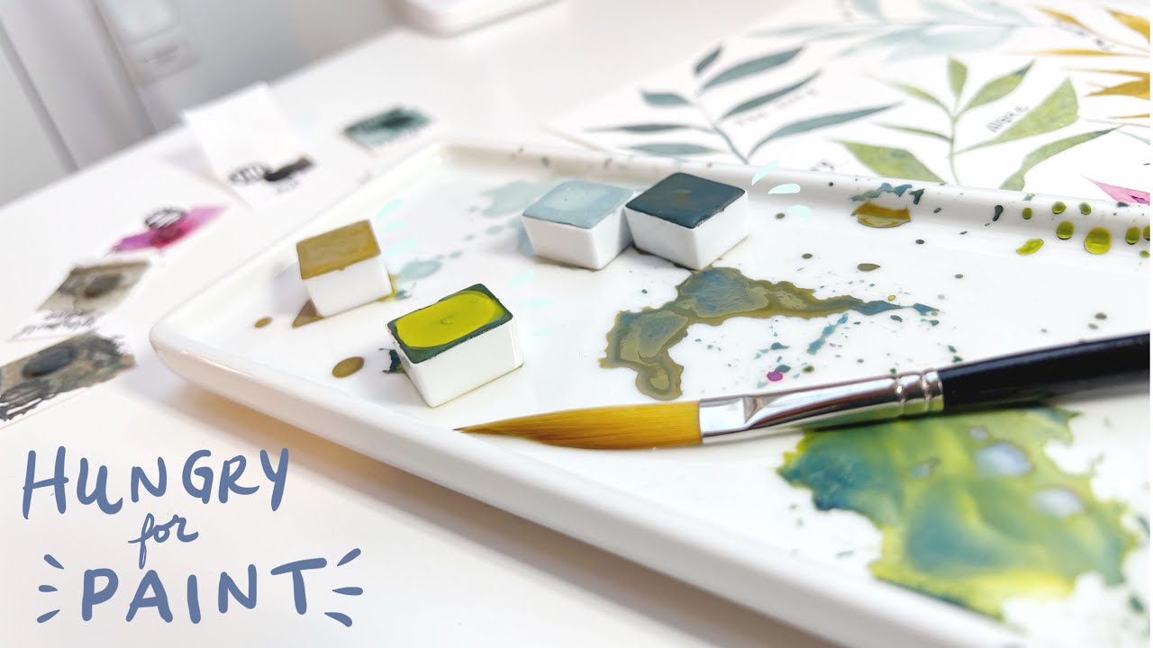 Hungry for Paint! Swatching the most perfumed watercolours handmade in Poland