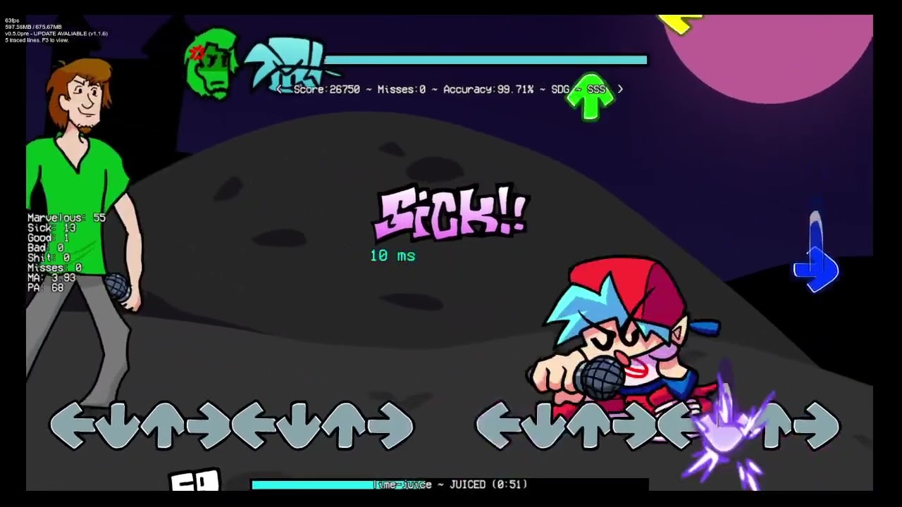 [FNF] Vs Lime Shaggy  - Lime Juice - Fanchart
