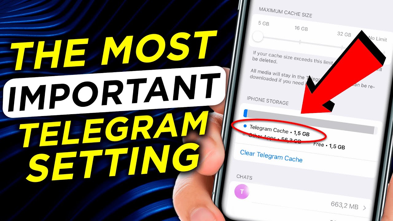 HOW TO CLEAR and SET Telegram CACHE on Android, iPhone and PC