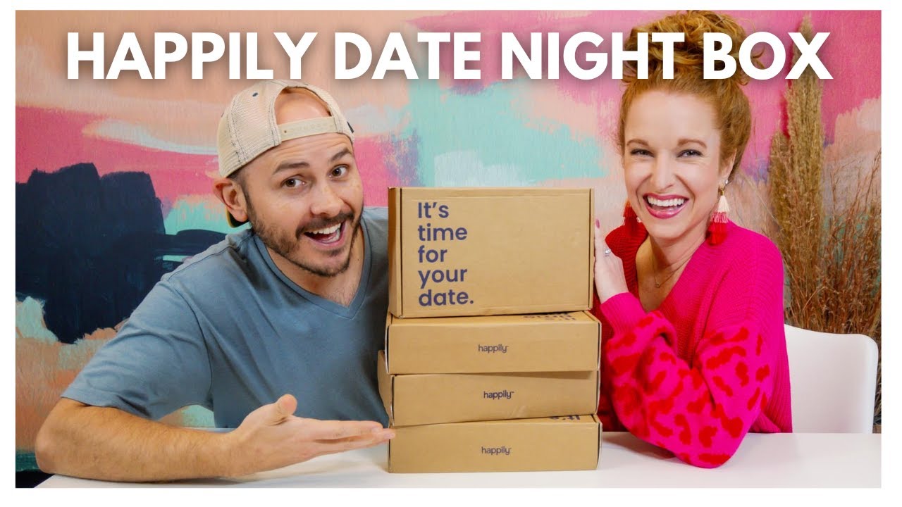 Happily Date Night Box Haul 2022 - at Home Date Box in time for Valentine's | 50% off Happily Coupon