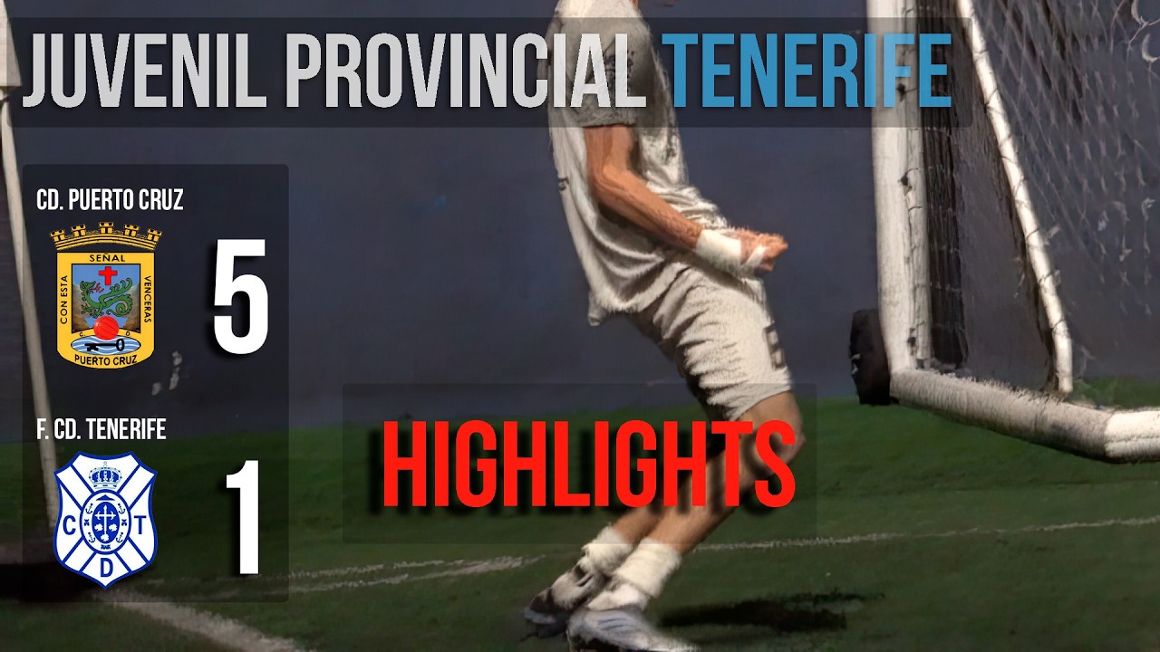 5-1 | RESUMEN: CD Puerto Cruz vs Fundación Tenerife ⚽