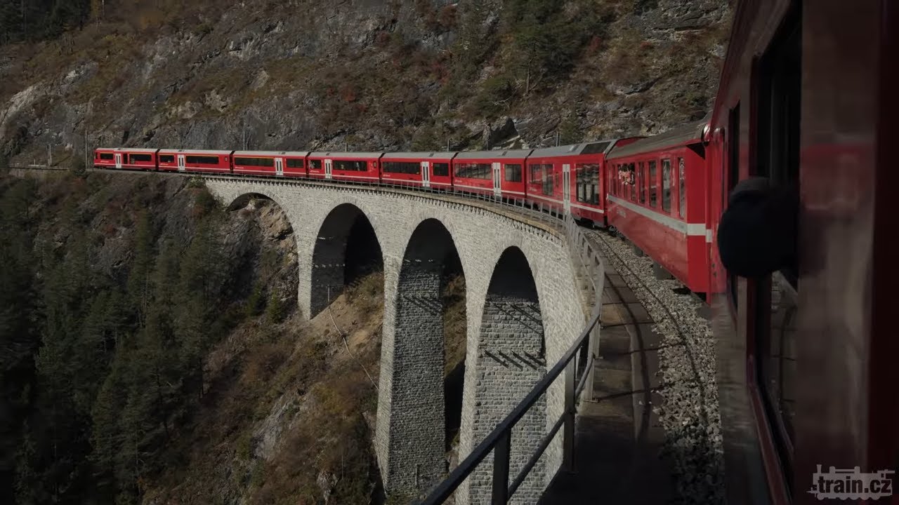 Eastern Switzerland (Graubünden) by train