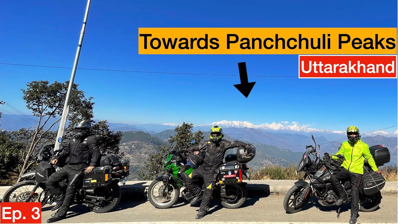 ALMOST HAD FALL ON BLACK ICE | REACHED DHARCHULA AT NEPAL BORDER - Uttarakhand | Ep. 3