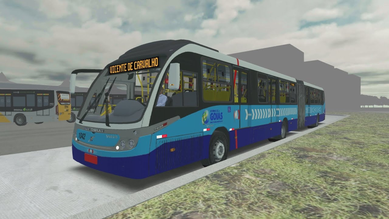 🔵[PROTON BUS] SAIU‼️ MOD DE ÔNIBUS BRT ARTICULADO DA GOIÂNIA/GO MUITO FUTURISTA❗🚄🚍