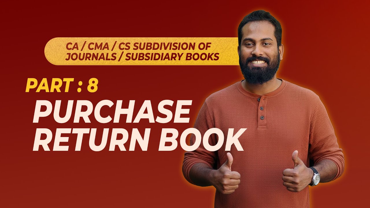 P-8: Purchase return book