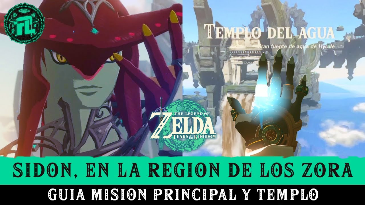 GUIA - MISION Sidon, en la Region Zora y el Templo del Agua en Zelda Tears Of The Kingdom Español