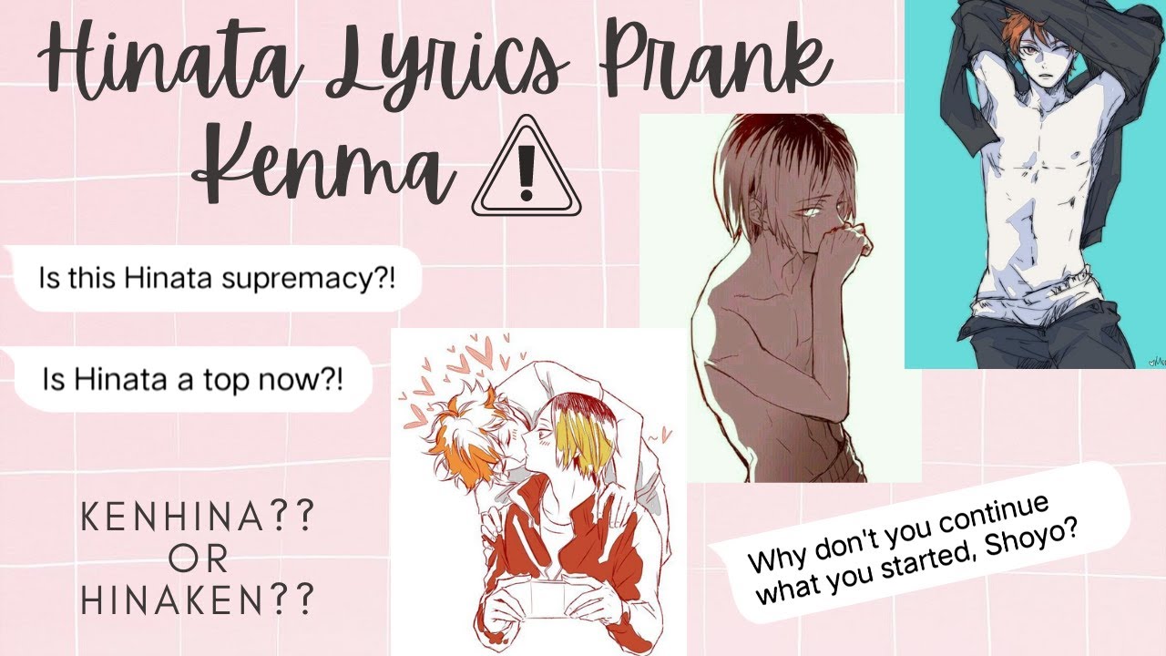 Haikyuu - Hinata Lyrics Prank Kenma! (For Your Entertainment) // Top Hinata?!