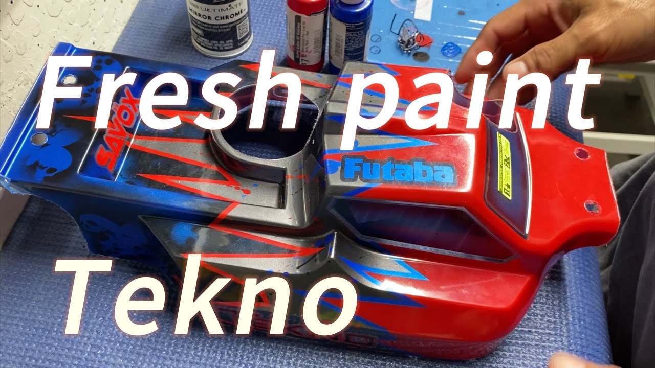 RC painting design tekno truggy body 