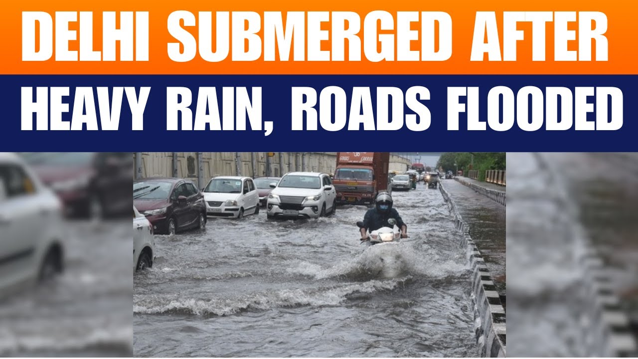 HEAVY RAIN IN DELHI | RED ALERT IN DELHI | WEATHER ALERT | NEWS9