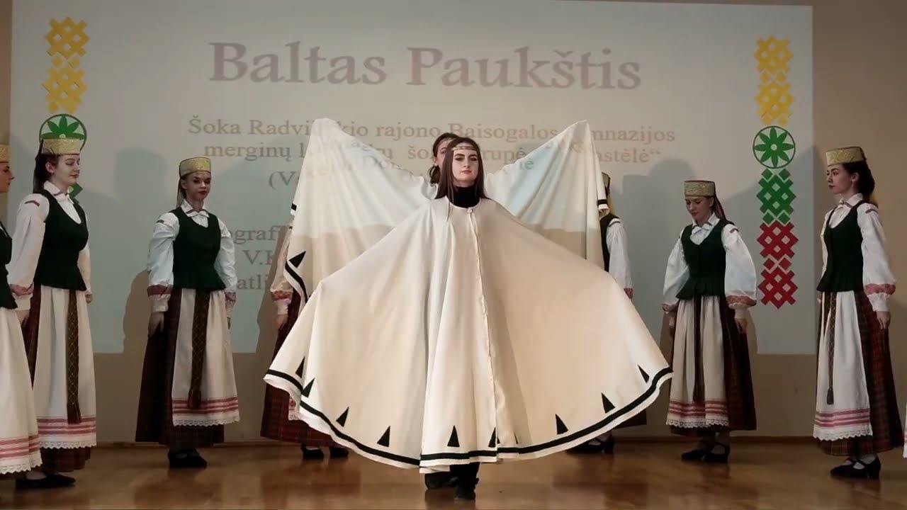Baltas paukštis - Radviliškio rajono Baisogalos gimnazijos merginų liaudiškų šokių grupė 