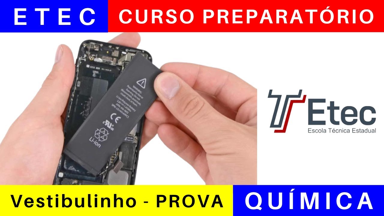 ETEC 🎯 Vestibulinho 2025/2026: o que Estudar para a Prova da ETEC em QUÍMICA @BoraETEC