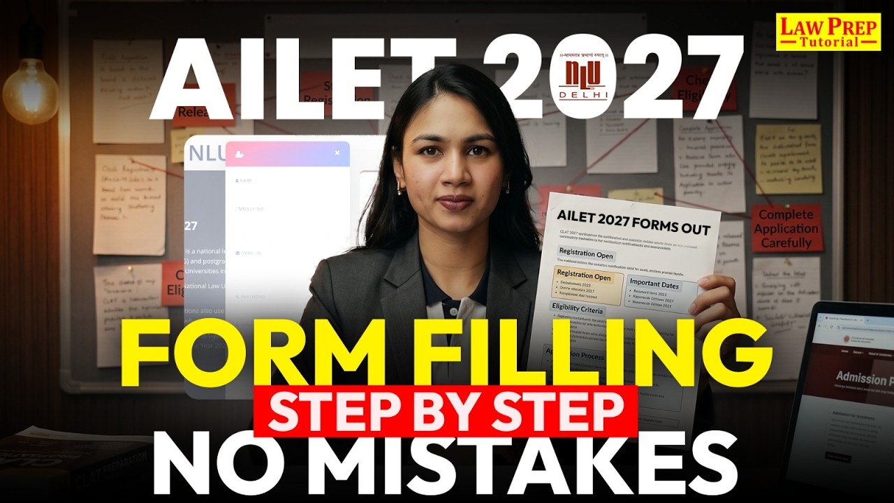 AILET 2027 Registration Form Filling | How to Apply Online Step by Step | NLU Delhi