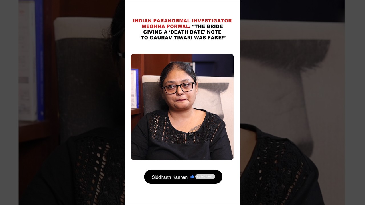 Bride giving DEATH NOTE to Indian Paranormal Society Gaurav Tiwari ka FAKE! - Meghna Porwal