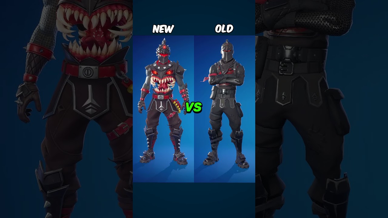 NEW vs OLD Fortnitemares Skins  #shorts #fortnite