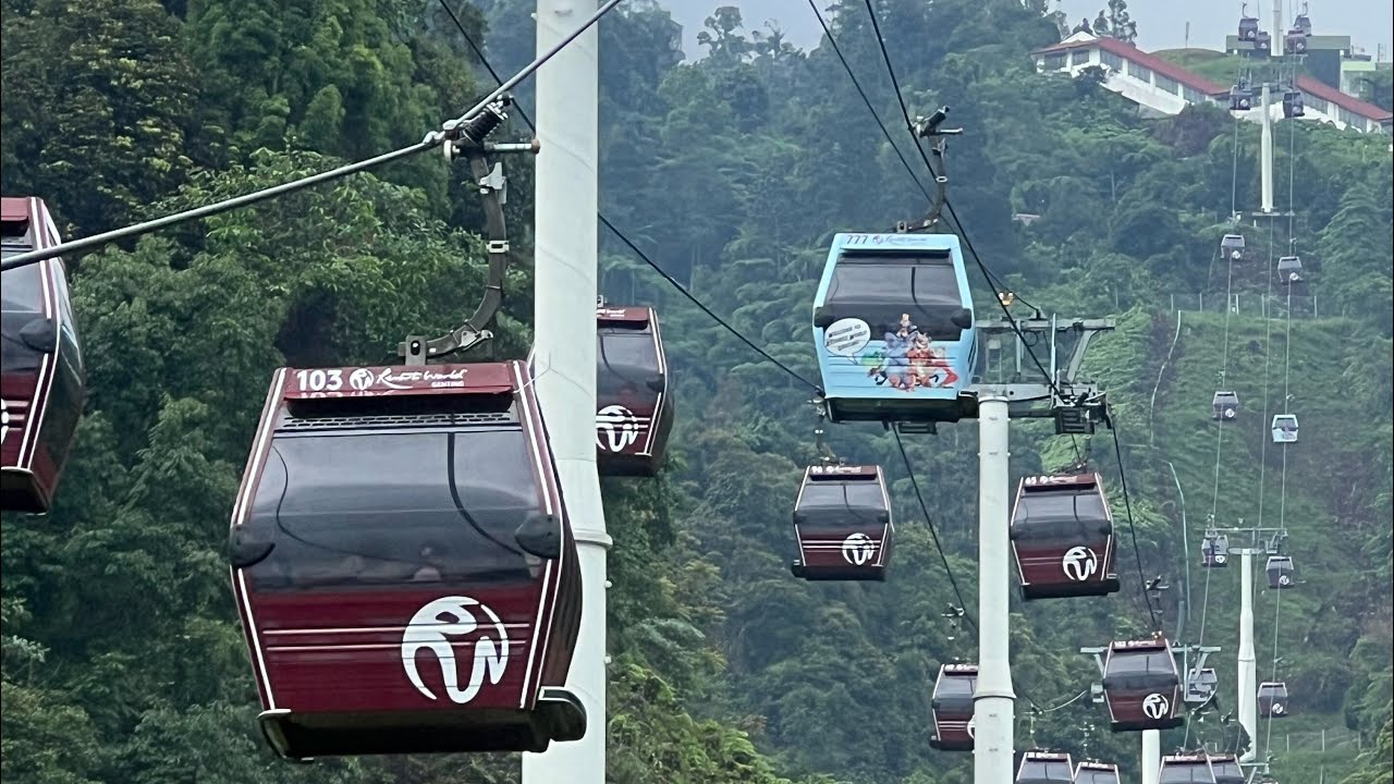 CABLE CAR Genting Highlands | Awana SkyWay Ke Genting SkyWorld | Part 1