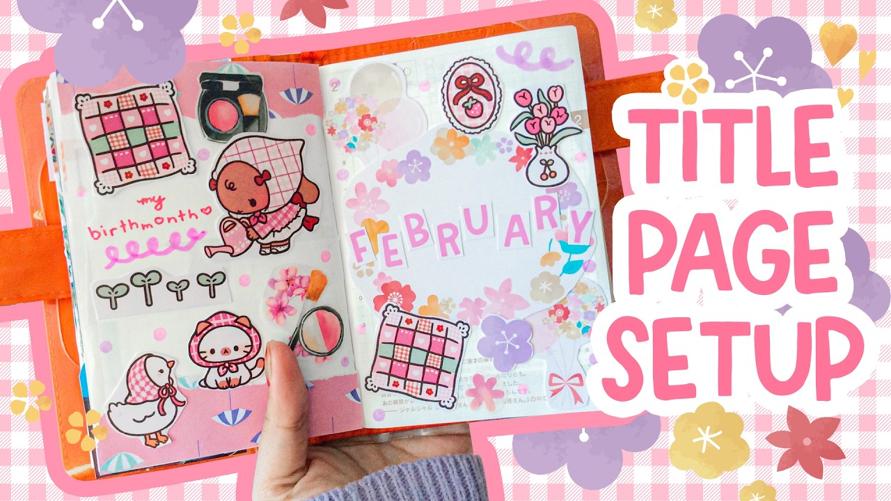 February Title Page Setup 2026 | Cozy Journal Setup | Tweetums