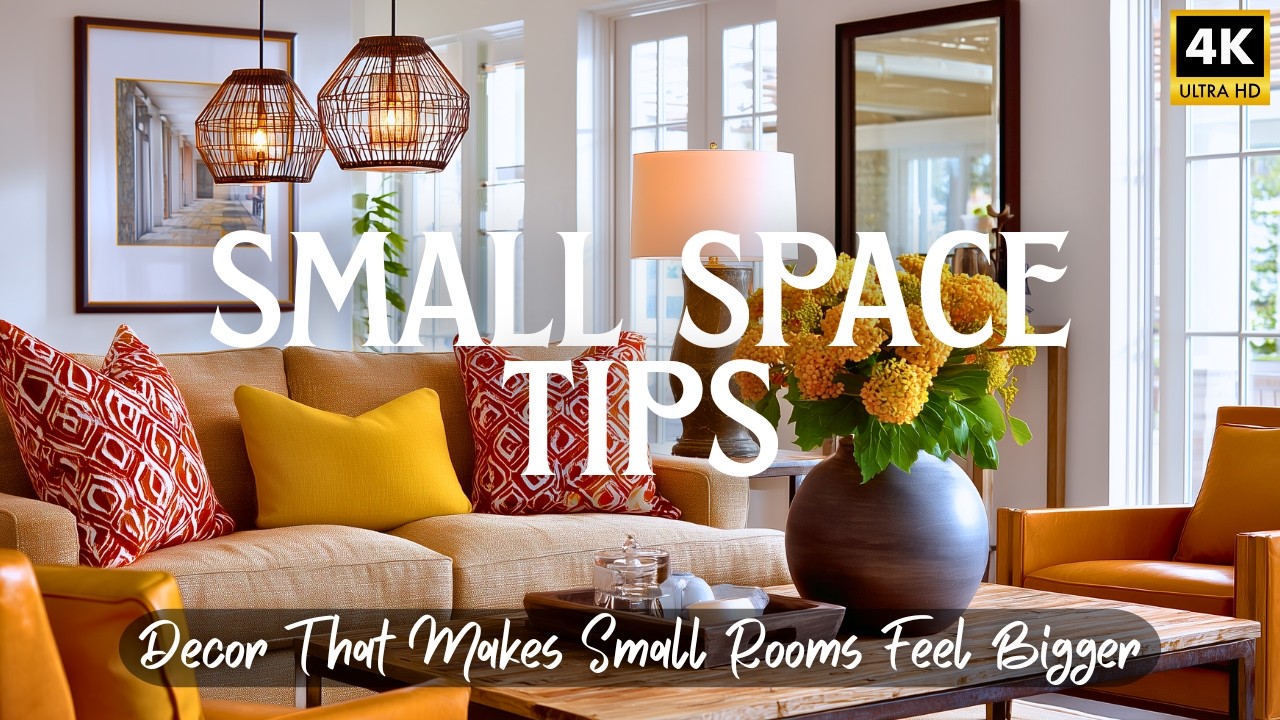 10 Cozy Small Home Decor Ideas | Interior Design Tips for Small Spaces