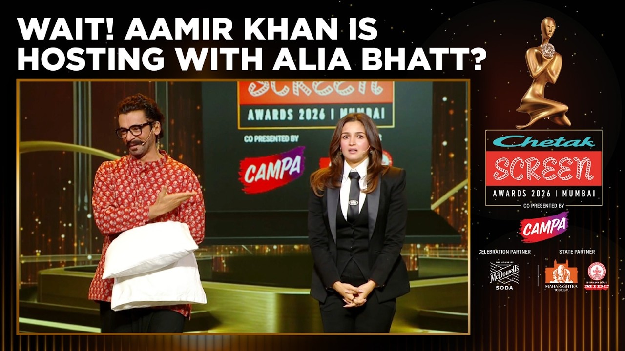 Alia Bhatt और Sunil Grover की Comedy As Aamir Khan | #ChetakScreenAwards2026