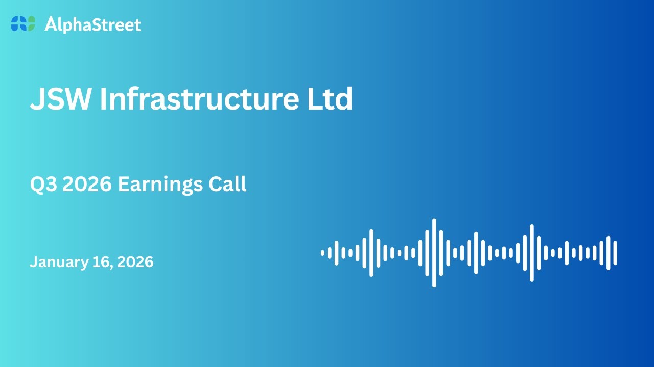 JSW Infrastructure Ltd Q3 FY2025-26 Earnings Conference Call