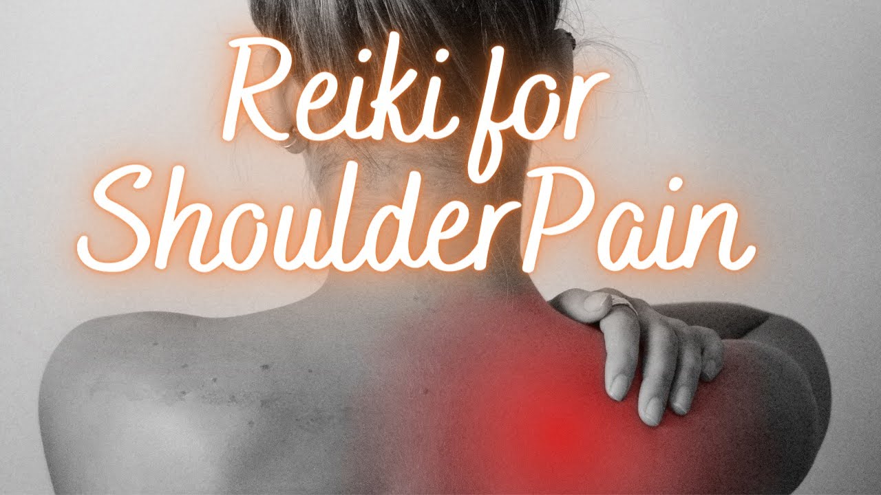 REIKI FOR SHOULDER PAIN. REIKI ASMR Hand movements Malachite crystal healing