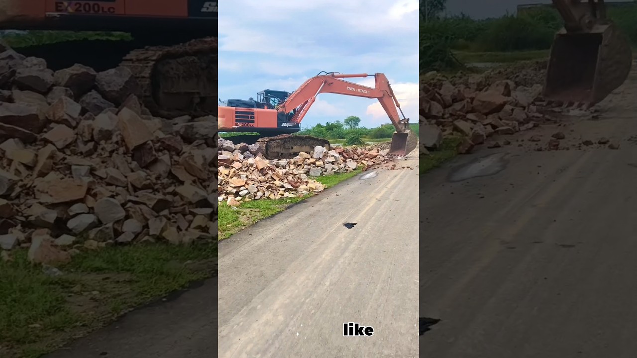 "JCB Machine Loading Sand & Stones | Heavy Work Video" 