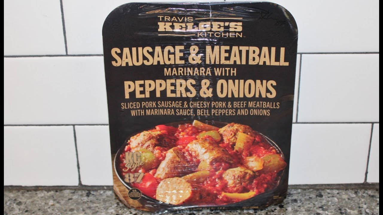 Travis Kelce’s Kitchen: Sausage & Meatball Marinara with Peppers & Onions Review
