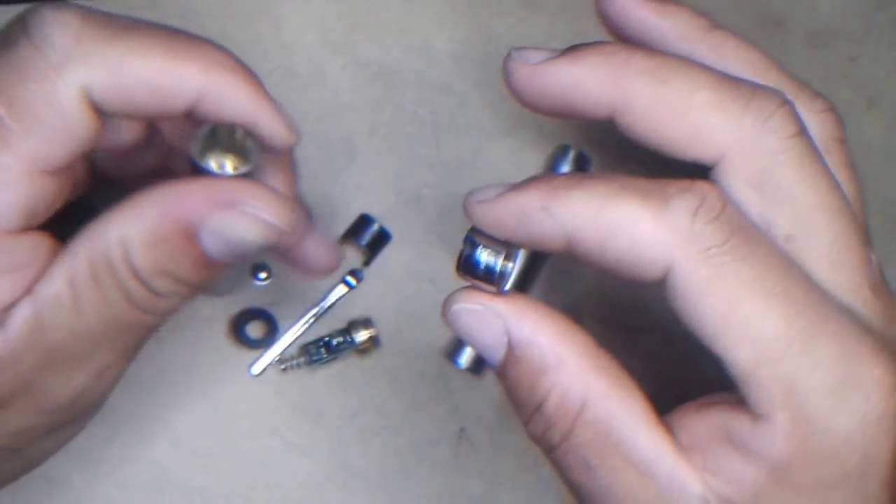 Montagem/desmontagem caneta lazer