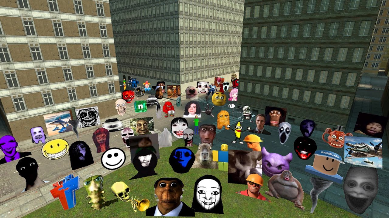 Слишком много Nextbots в Big City Garry's Mod