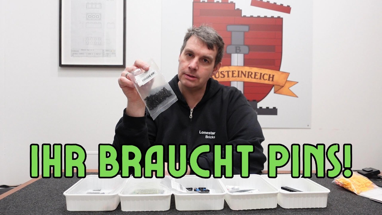 Wir sehen schwarz - neue Pins im Bausteinreich 