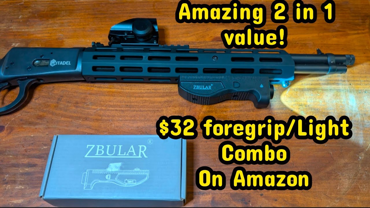 2 in 1 foregrip tactical light by Zbular 1 of the best budget accessories on Amazon