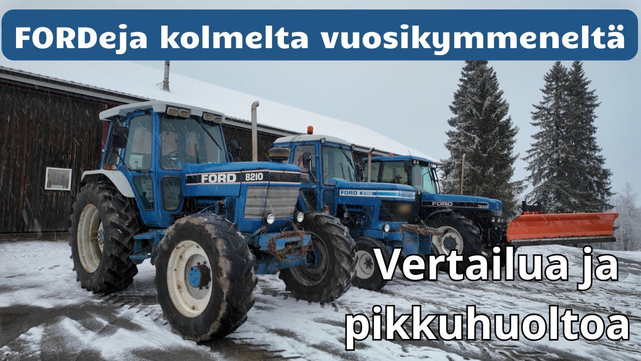 Ford 7840, 8210 ja 6700