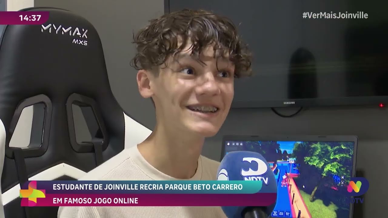 Estudante recria Beto Carrero em jogo online e viraliza