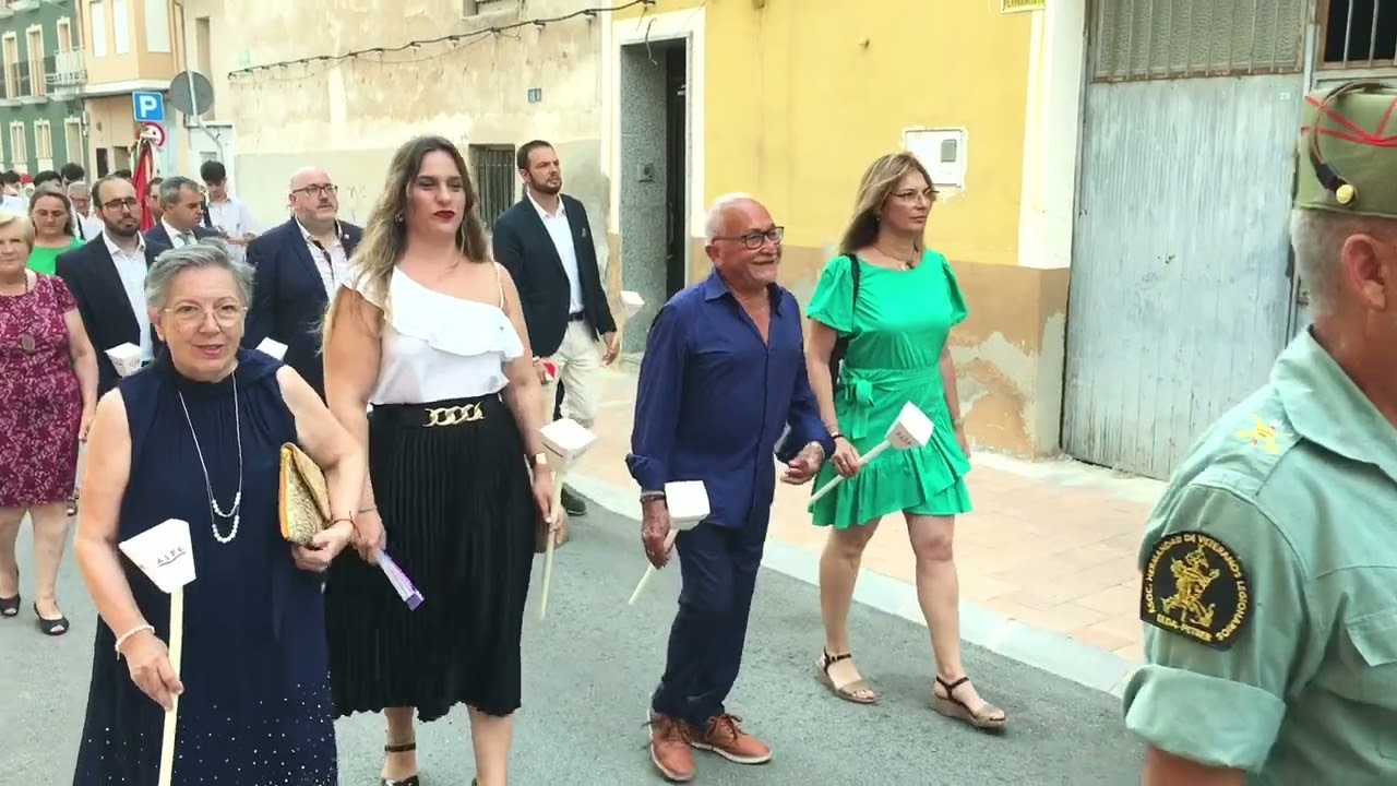 Procesión extraordinaria 50 Aniversario de la Imagen de Sta María Magdalena #Aspe