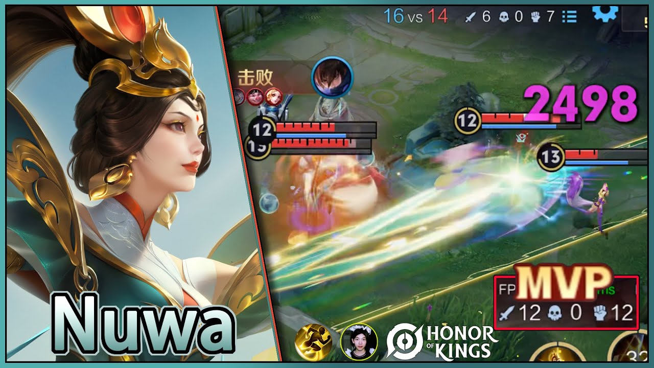 Nuwa｜Nuwa boasts a top-tier pick rate in high-rank games｜Um dos heróis de elite em alto ranking｜HOK