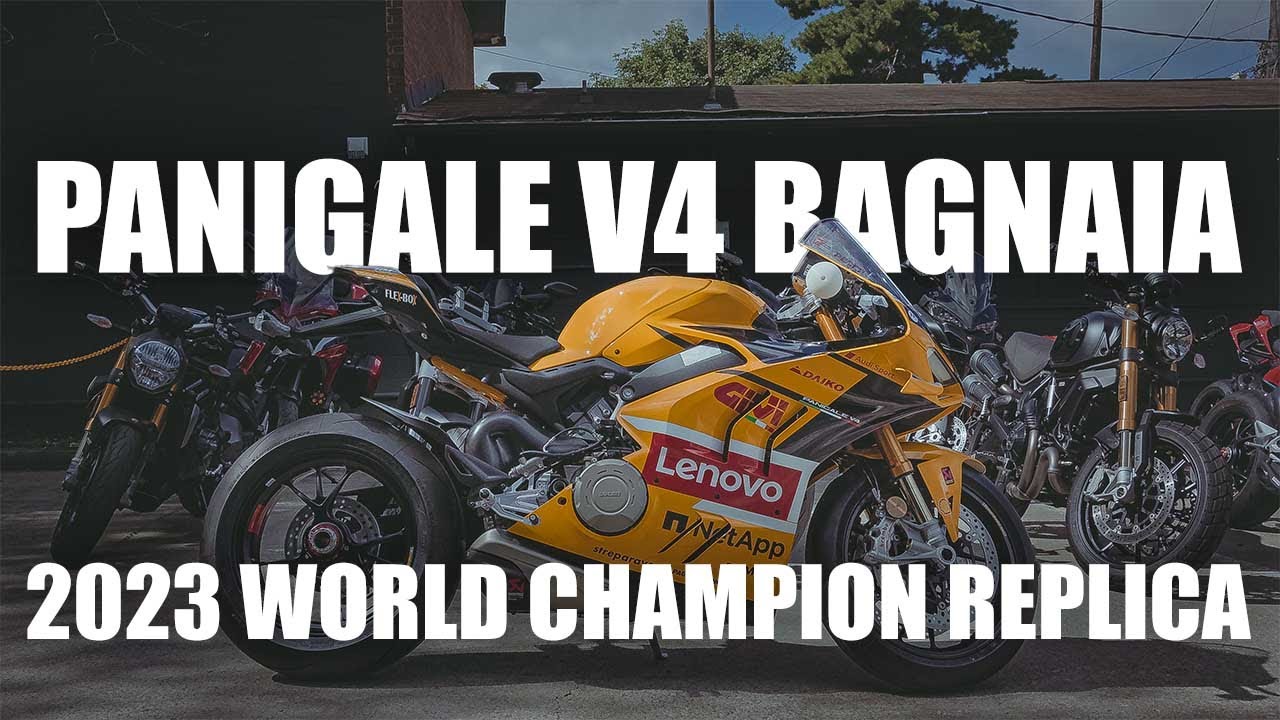 Ducati Panigale V4 Bagnaia 2023 World Champion Replica: In-Depth Walkaround