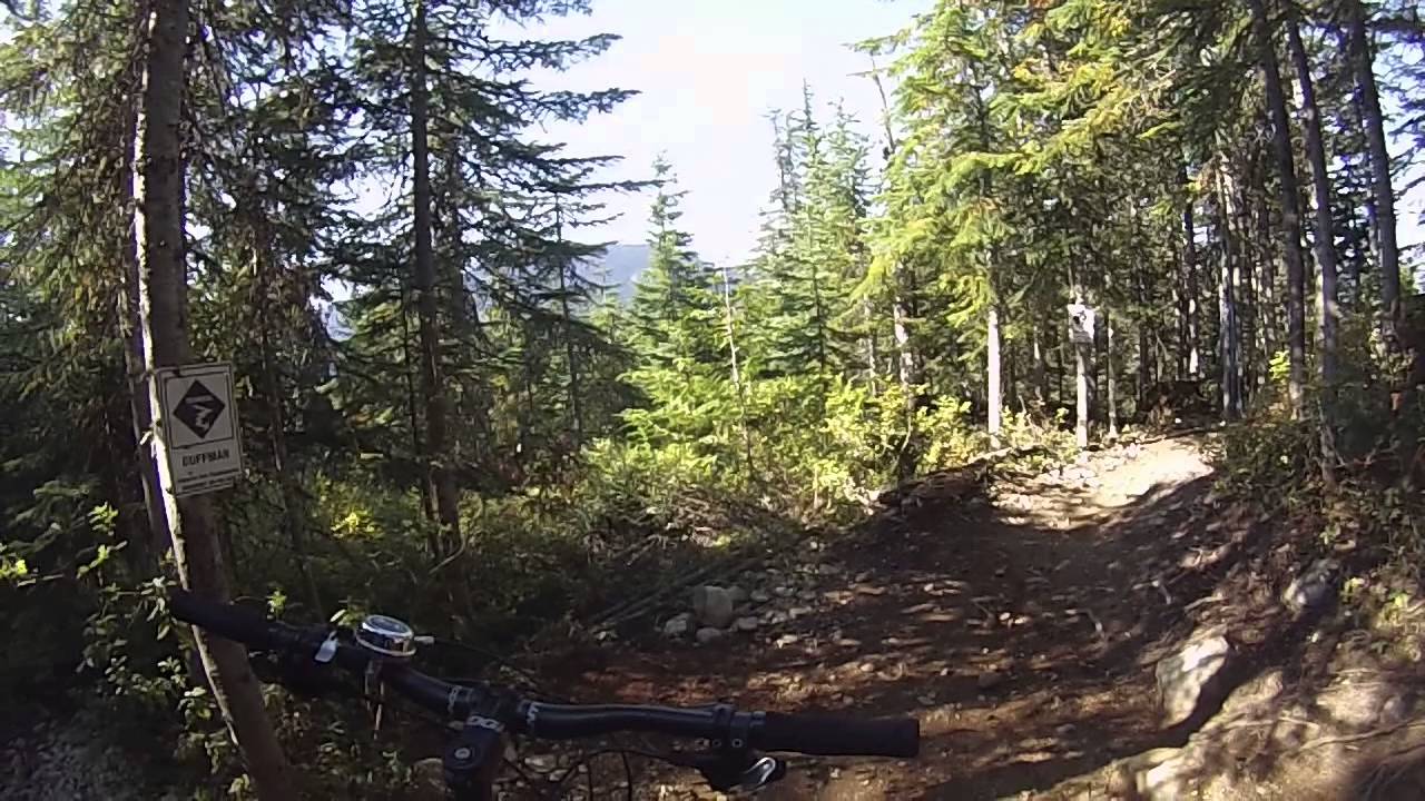 Riding Black Diamond Technical Trails In Whistler Canada