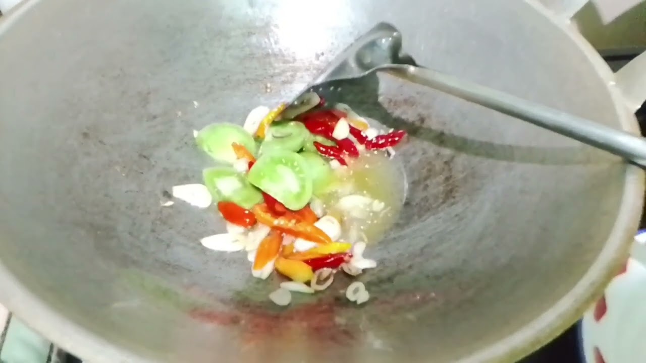 Menu deso Tumis Buncis campur Tahu. 