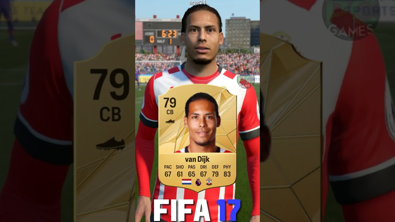 🇳🇱 VIRGIL VAN DIJK fifa evolution (12-25) #eafc25 #fc25 #fifa #virgil #vandijk #liverpool #vvd