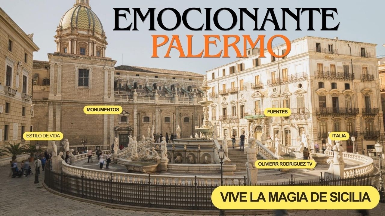 EMOCIONANTE Palermo desde el Cielo 🇮🇹 | La Magia Secreta de Sicilia en vídeodron y paseos 4k.