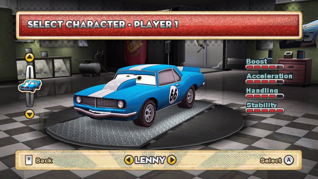 Cars Mater-National Wii - Lenny Gameplay (Dolphin)