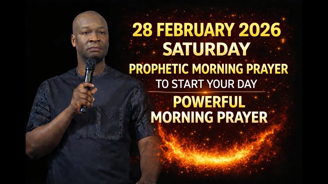 28 FEBRUARY 2026 SATURDAY PROPHETIC MORNING PRAYER 🔥 Powerful Prayer To Start Your Day With God