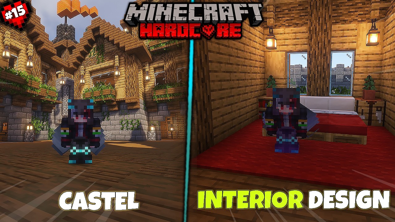 “Hardcore World में Giant Castle का Interior Finally Complete! 🏰 | Minecraft Episode 15
