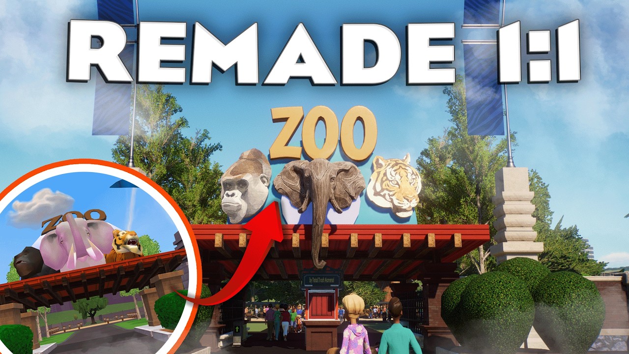 🗺️ I RECREATED This Starter Map from Zoo Tycoon in Planet Zoo!