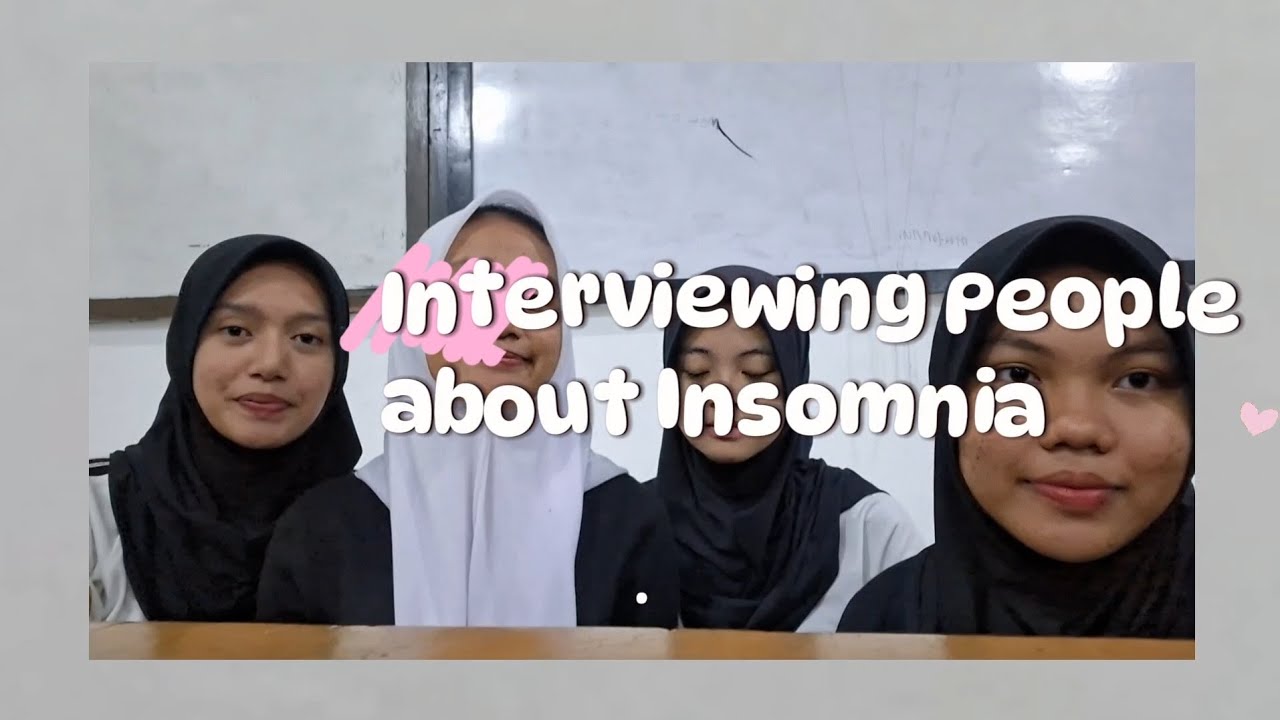 insomnia interview (english tasks)