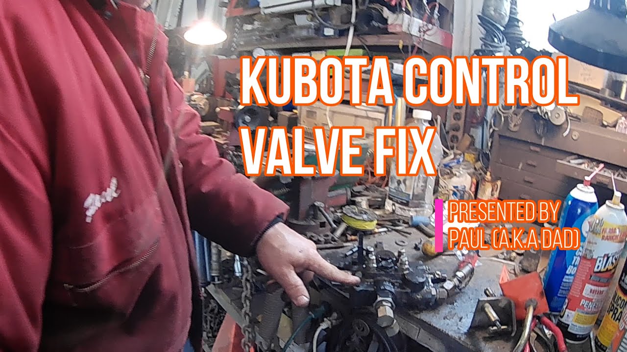 Kubota hydraulic valve spring fix