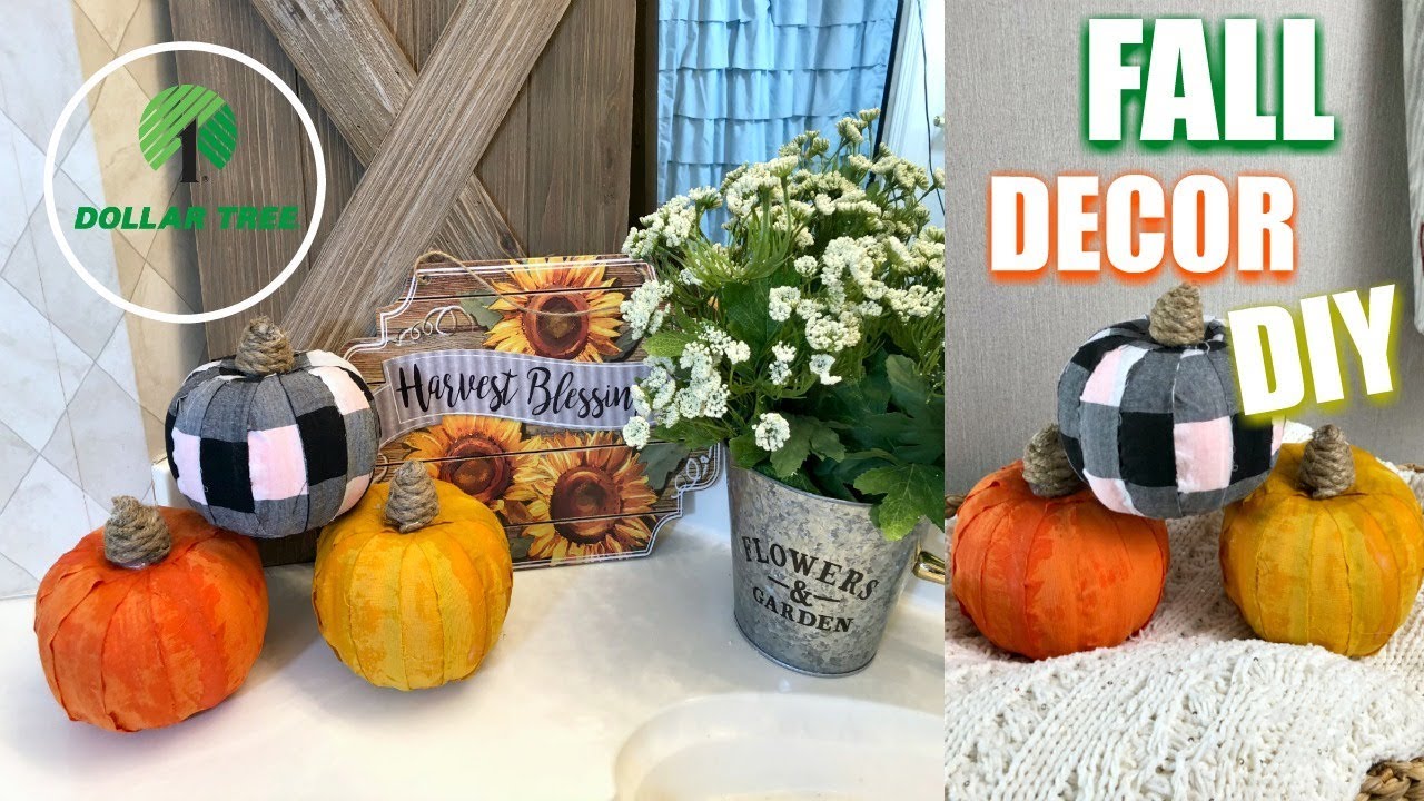 DOLLAR TREE PUMPKIN MAKEOVER | FALL DIY 2018