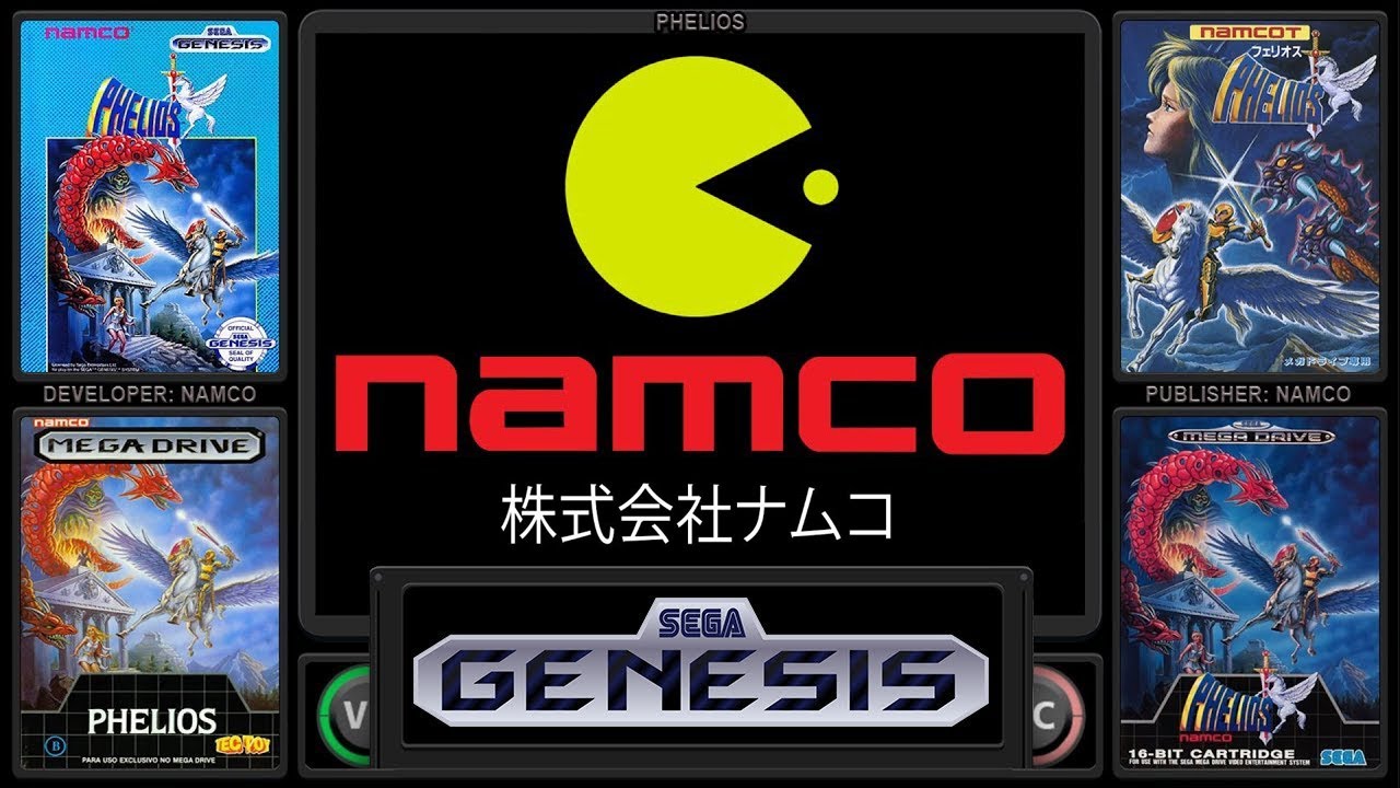 Sega Genesis: Evolution of All Namco Games with Box Art Comparison | VCDECIDE